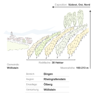 Wöllsteiner Ölberg Huxelrebe Auslese