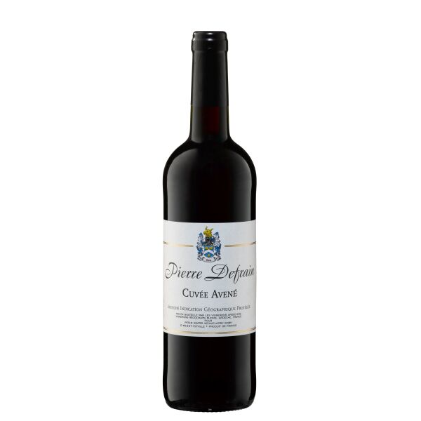 braune Weinflasche, Bordeauxform,  Naturkork