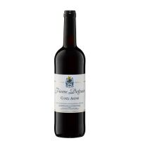 braune Weinflasche, Bordeauxform,  Naturkork