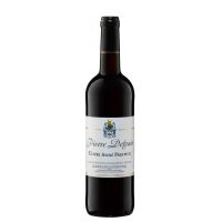 braune Weinflasche, Bordeauxform Naturkork