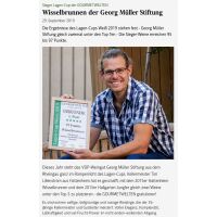 Kellermeister Tim Lilienström mit Urkunde