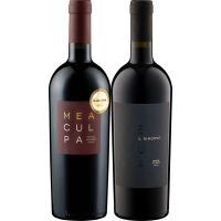 2 schwere braune Bordeaux-Weinflaschen, Bordeauxform,...