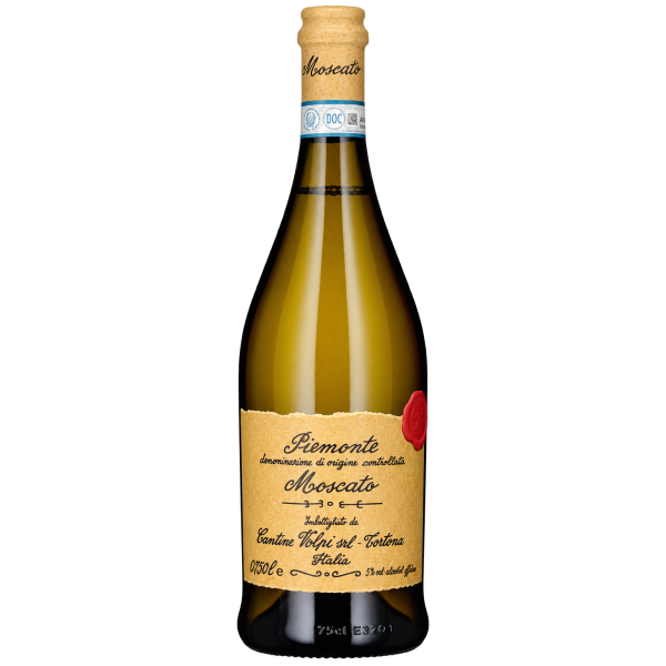 Piemont Moscato von Cantine Volpi – italienischer weißer Perlwein 0,75-l-Flasche