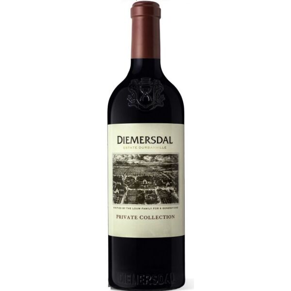 braune Weinflasche, Bordeauxform, Naturkork